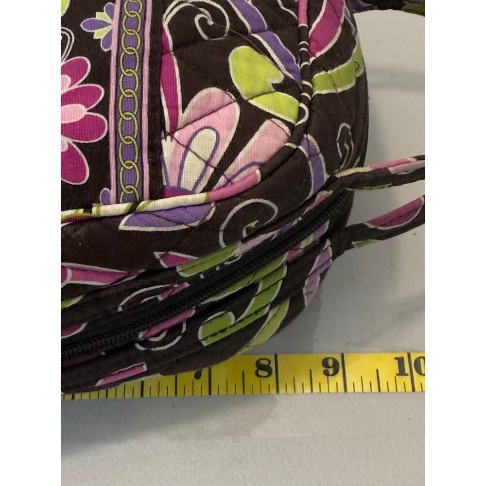 Vera Bradley Flutterby Pink Purple Floral Lunch Bunch Bag Tote - Picture 7 of 7